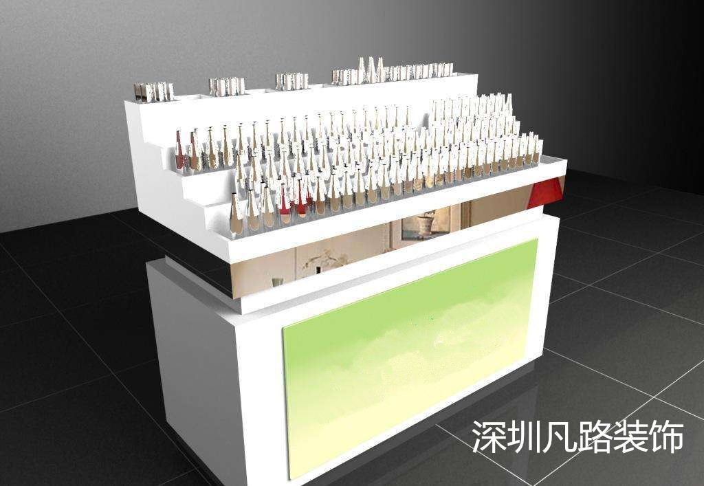 凡路商业展柜以及品牌化妆品展示柜制作流程!