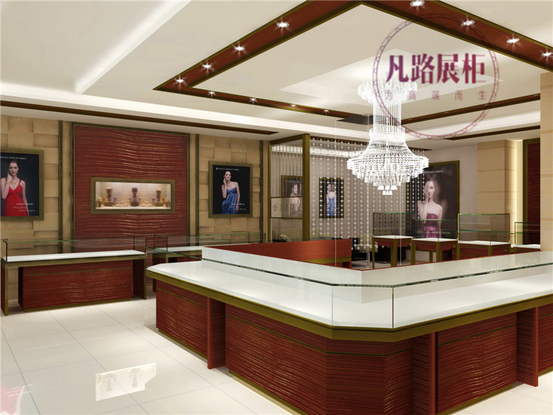 关于小面积珠宝店,定制展示柜要如何设计?