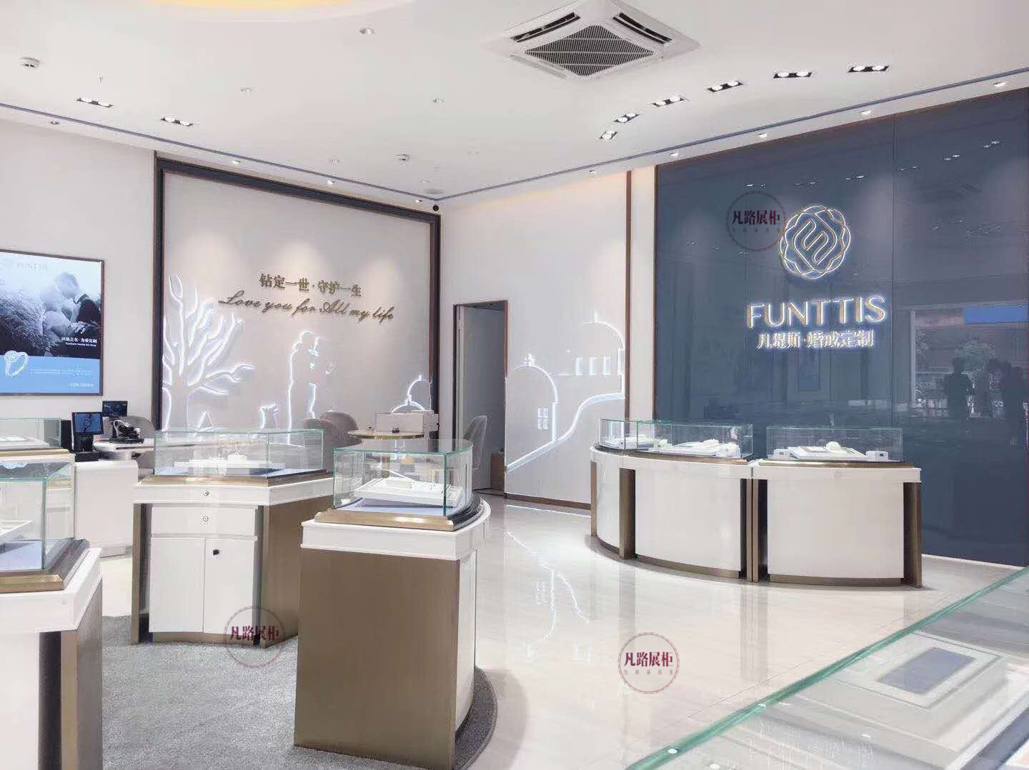 珠宝展示柜设计