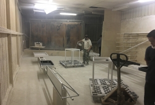 凡路展厂喷漆车间实景