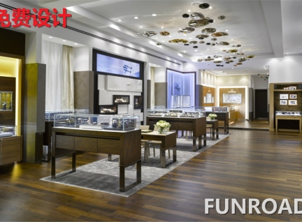 funroad新设计中高端定制类手表展示柜设计案例