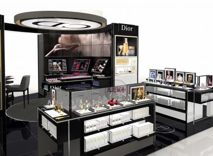 时尚新颖化妆品展示柜