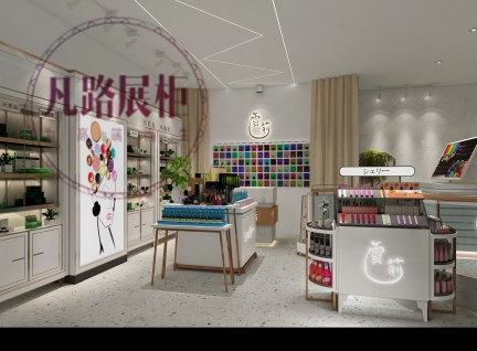 阜阳雪莉化妆品店展厅效果图