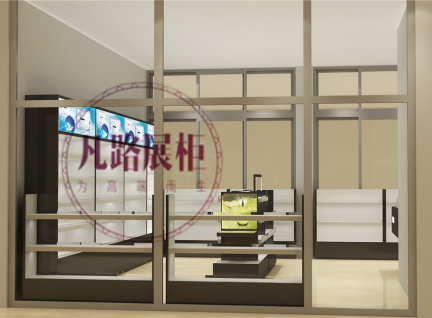 安哥拉化妆品展示柜效果图