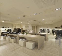 大型商场品牌服装店展示柜台定制