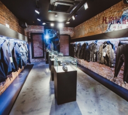adidas定制鞋柜展柜台