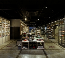 高端奢侈品鞋店展柜案例效果图