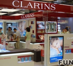 商场化妆品亚克力中岛展亭