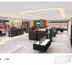 300平米美妆店展柜设计制作方案