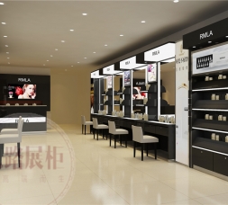 深圳展柜厂批量订做化妆品展示柜