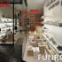 春季新款出口鞋子包包展示柜台设计