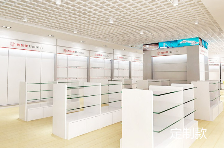 高端化妆品展示柜台制作材质决定品质