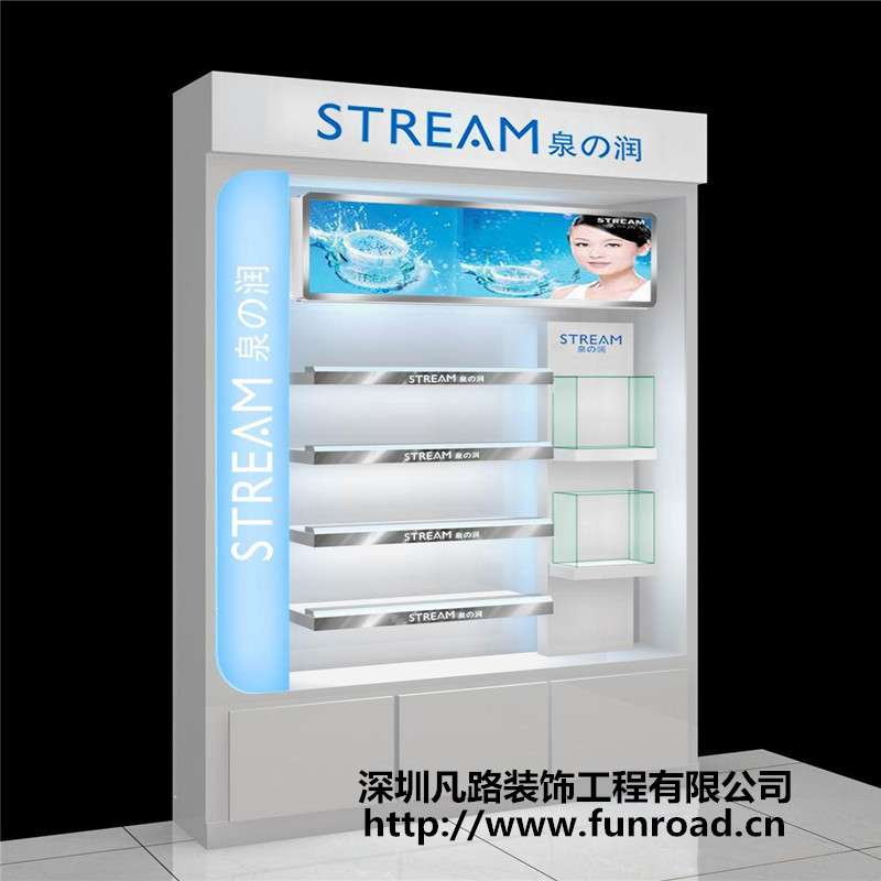 亚克力化妆品展示柜台日常保养与维护