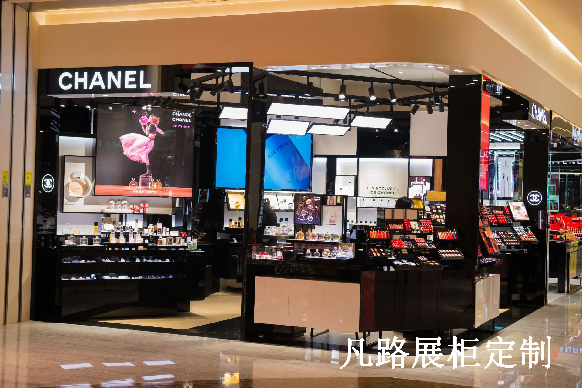 化妆品柜台常用的防火板到底是怎么做出来的?