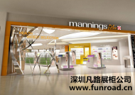 开放式展柜使顾客购物更便利！