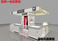 凡路展柜厂普及铝合金化妆品柜台的安装技巧！