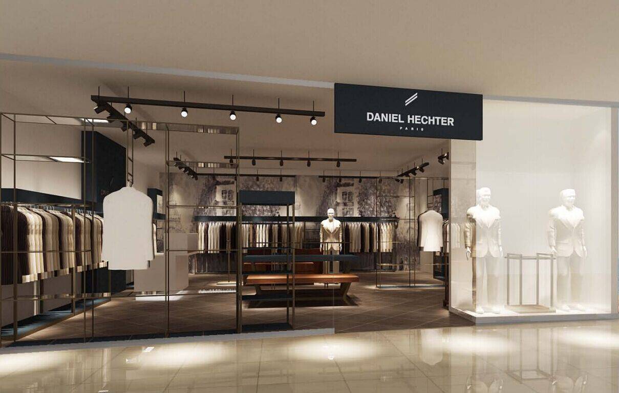 凡路服装展示柜设计