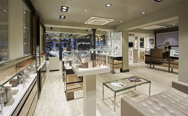 高端化妆品展示柜案例