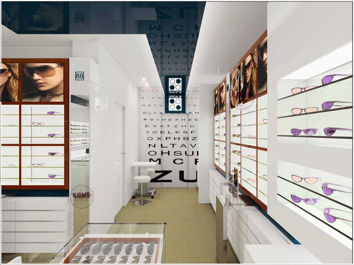 一款好的眼镜展柜,必然能为店铺带来可观的客流.