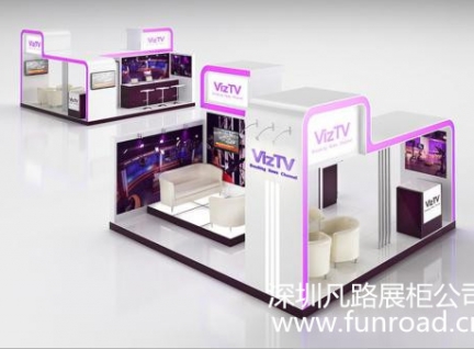 白色木质烤漆彩妆柜，化妆品展示柜台