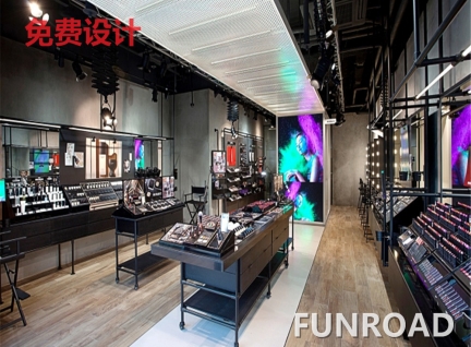 商场专柜展示柜彩妆柜定做
