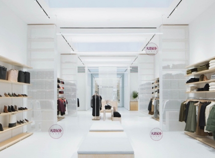 服装奢侈品店展柜效果图