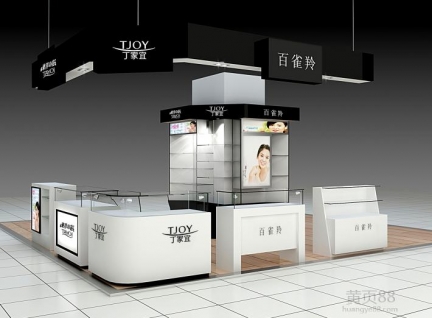 定制百雀羚化妆品柜台需要多少钱？