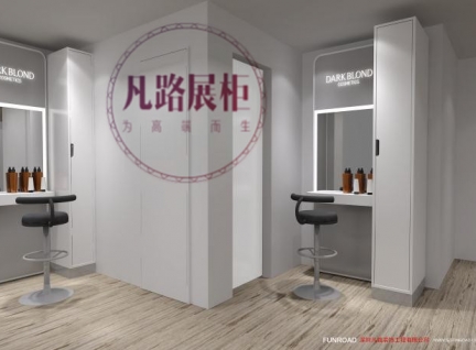 香港capillus美容沙龙展示柜设计制作