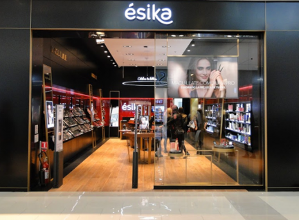  Ésika店香水展示柜、化妆品展示柜设计制作效果图