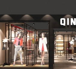国际中高端服装店展柜设计陈列效果图01