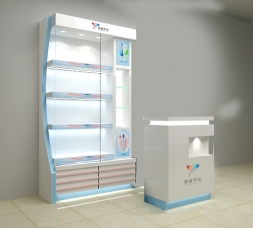 化妆品展柜-01，可来图订制