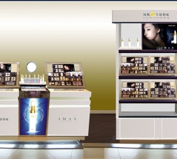 C3-彩妆口红化妆品展示柜台设计效果图-可来图订制