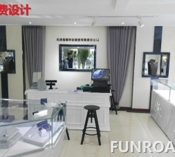 加入了云南大理元素的珠宝展柜设计案例