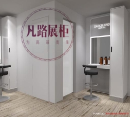 香港capillus美容沙龙展示柜设计制作
