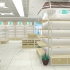 香港品牌化妆品店展示柜台，店内效果图