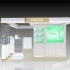 2017现款压克力化妆品展示柜台2D设计效果图