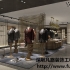 中高端木质烤漆服装站展示柜台设计效果图-可订制