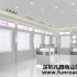 简约白色木质烤漆化妆品展示柜台设计效果图-可订制