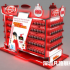出口欧美凡路设计新款化妆品柜台展示效果图