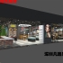 免税店彩妆品化妆品展示柜台设计陈列效果图