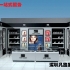 白色烤漆玻璃化妆品展示厅柜台设计效果图