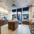 高端化妆品展示柜柜台，定制化妆品展柜现场效果
