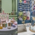 小清新风格的化妆品展柜