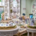 木质烤漆化妆品展柜效果图