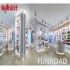 护肤品零售店定制亚克力木质柜