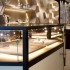 菱形不锈钢珠宝店展示柜制作